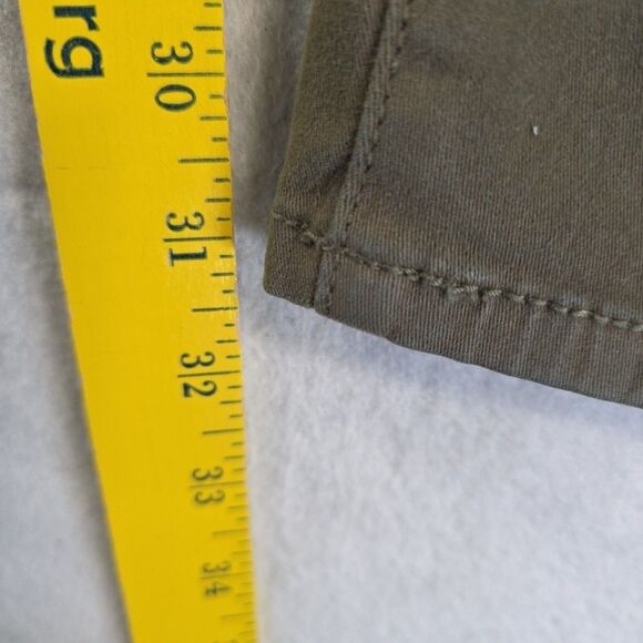 Dapper Boi Chino Slim Premium Pants Stretch Unisex Size 48x31 Olive Green Preppy - Picture 7 of 8